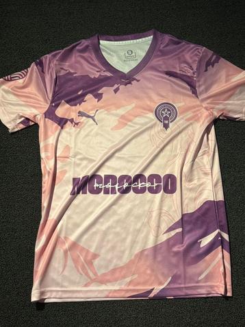 Marokko Voetbalshirt Roze – Maat S beschikbaar voor biedingen