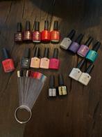 Cnd gellak/shellac set, Sieraden, Tassen en Uiterlijk, Uiterlijk | Cosmetica en Make-up, Gebruikt, Overige kleuren, Ophalen of Verzenden