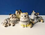 Vintage New Ray Novelty Cats/Katten/1990, Ophalen of Verzenden, Gebruikt, Hond of Kat, Beeldje of Figuurtje