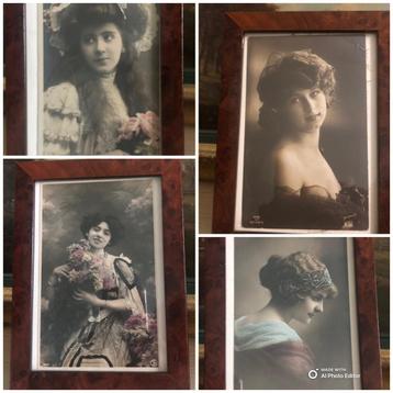 Verzameling vintage foto ansicht kaarten 89 stuks beschikbaar voor biedingen