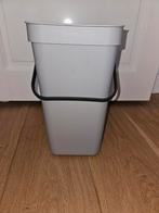 Afvalbak prullenbak Brabantia 12 liter sort & go licht grijs, Ophalen of Verzenden, Zo goed als nieuw, Kunststof, Minder dan 50 cm