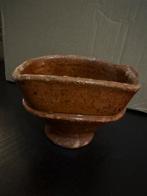 Aardewerk kannetje - Uniek en rustiek, Gebruikt, Schaal, Ophalen of Verzenden, Overige vormen