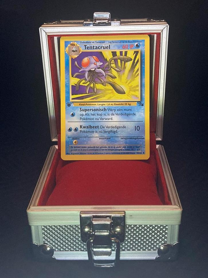 Tentacruel 1st edition - Fossil, Hobby en Vrije tijd, Verzamelkaartspellen | Pokémon, Zo goed als nieuw, Ophalen of Verzenden