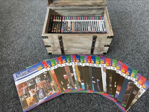Grote De opera collectie deel 1 t/m 26 in antieke kist, Cd's en Dvd's, Dvd's | Muziek en Concerten, Zo goed als nieuw, Muziek en Concerten