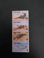 Wwf Kaap Verdie strip 727-730 vis 1997 postfris mi 15 eu, Ophalen of Verzenden, Dier of Natuur
