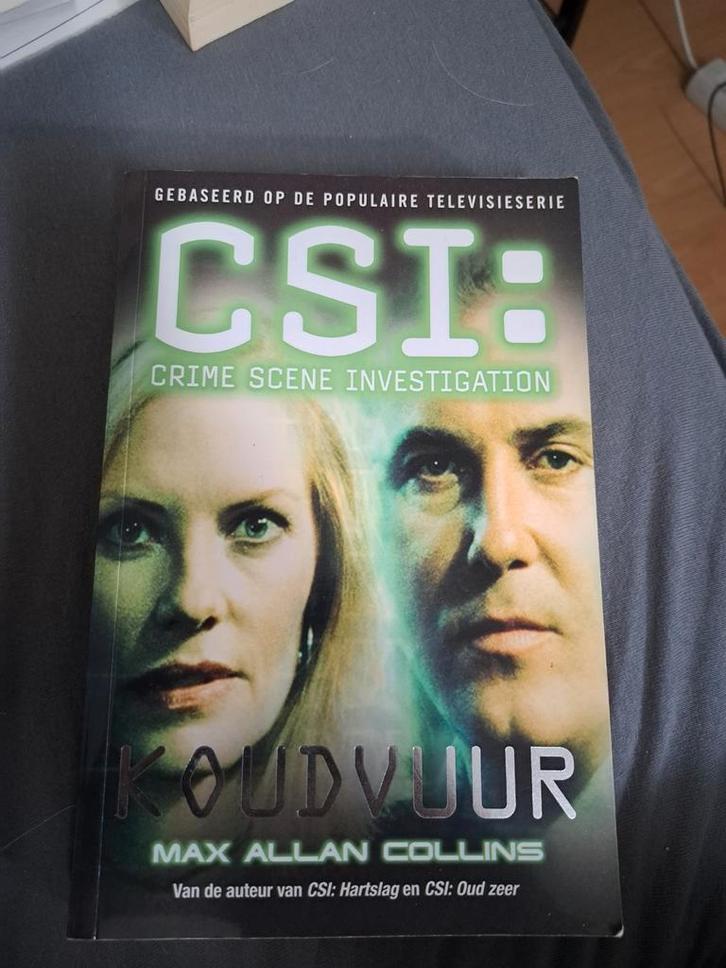 CSI: Koudvuur - Max Allan Collins, Boeken, Detectives, Gelezen, Tv-bewerking, Ophalen of Verzenden