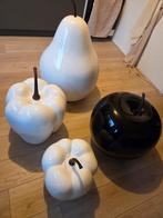 Tuinbeelden Peer, Appel & Paprika Set, Tuin en Terras, Ophalen of Verzenden, Gebruikt, Metaal