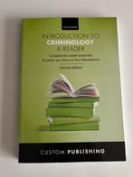 Introduction To Criminology, ISBN 9780192887283, NIEUW, Nieuw, Diverse auteurs, Ophalen of Verzenden, WO