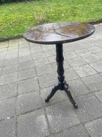 Supermooi bijzettafeltje antiek, Ophalen, Minder dan 55 cm, Gebruikt, Rond