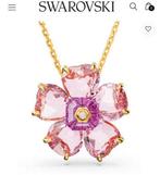 New Swarovski Flower necklace, Overige kleuren, Met kristal, Nieuw, Ophalen of Verzenden