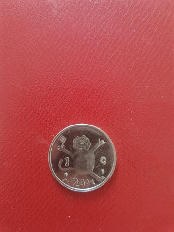 BIEDEN: 1 GULDEN UIT 2001. Zie ook mijn andere interessante  beschikbaar voor biedingen