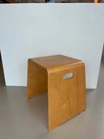 Plywood kruk bijzettafel hout tafel hout vintage, Huis en Inrichting, Krukjes, Ophalen, Gebruikt, Hout