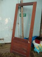 Meranti achterdeur, verandadeur, Ophalen, Gebruikt, 80 tot 100 cm, Buitendeur