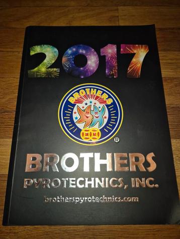 Brothers pyrotechnics catalogus 2017 beschikbaar voor biedingen