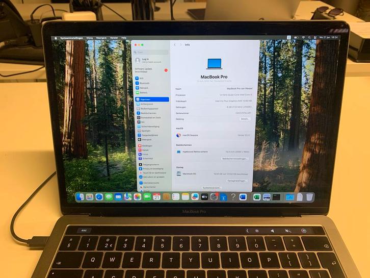 MacBook Pro 13" 2019 - gebruikt, Computers en Software, Apple Macbooks, Gebruikt, MacBook Pro, 13 inch, Minder dan 2 Ghz, 128 GB of minder