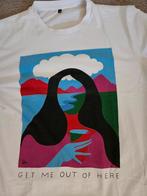Parra t-shirt "Get me out of here" (Maat M), Kleding | Heren, Ophalen of Verzenden, Zo goed als nieuw, Wit