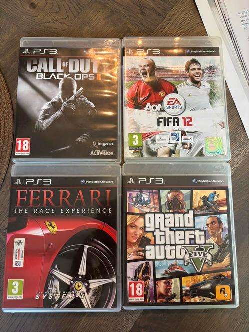 Ferrari : The Race Experience + nog 3 spellen, Spelcomputers en Games, Games | Sony PlayStation 3, Zo goed als nieuw, Racen en Vliegen