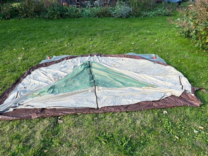 Kampeer tent katoen!, Caravans en Kamperen, Tenten, tot en met 4, Zo goed als nieuw, Ophalen