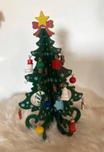 * groene houten mini kerstboom mt versiering Sint tip KERST, Ophalen of Verzenden, Nieuw