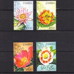 bloem serie Zambia 1998 postfris, Postzegels en Munten, Postzegels | Thematische zegels, Dier of Natuur, Verzenden, Postfris
