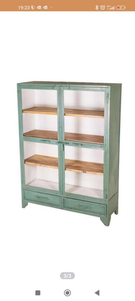 vitrine kast, Huis en Inrichting, Kasten | Vitrinekasten, Gebruikt, 150 tot 200 cm, 25 tot 50 cm, Glas, Ophalen