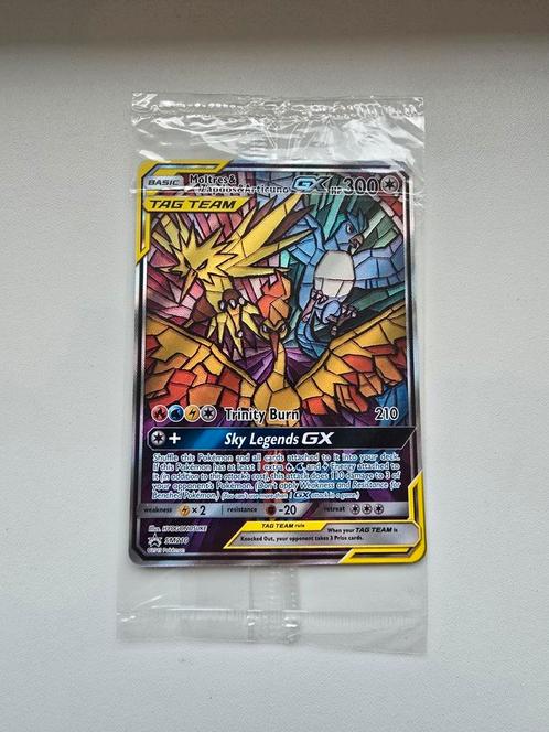 SM210 Moltres&Zapdos&Articuno GX - in de originele seal!, Hobby en Vrije tijd, Verzamelkaartspellen | Pokémon, Nieuw, Losse kaart