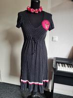 Polkadot jurkje met hertje, Talulabelle, mt S, Gedragen, Ophalen of Verzenden, Maat 36 (S), Zwart