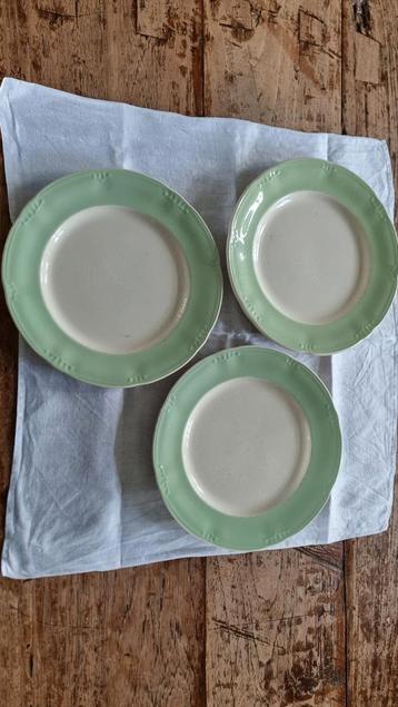 Vintage Boch Frères Borden - Set van 3 beschikbaar voor biedingen
