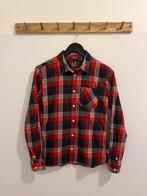 Tommy Hilfiger overhemd rood geruit maat 152, Verzenden, Zo goed als nieuw, Jongen, Overhemd of Blouse