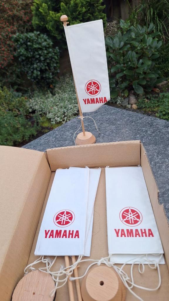 Yamaha Vlaggen Collectie: Tafelvlaggen, Windvanen & Vlaggen, Motoren, Accessoires | Overige, Ophalen of Verzenden