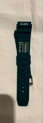 Horlogebandjes 22mm voor Seiko - Los verkoopbaar, Ophalen of Verzenden, Nieuw, Zwart, Leer