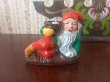 Oude Zweedse kerstkabouter (gips) beschikbaar voor biedingen
