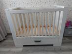 Kidsmill ledikant Brent wit met onderlade 60x120, Ophalen, Zo goed als nieuw, Ledikant