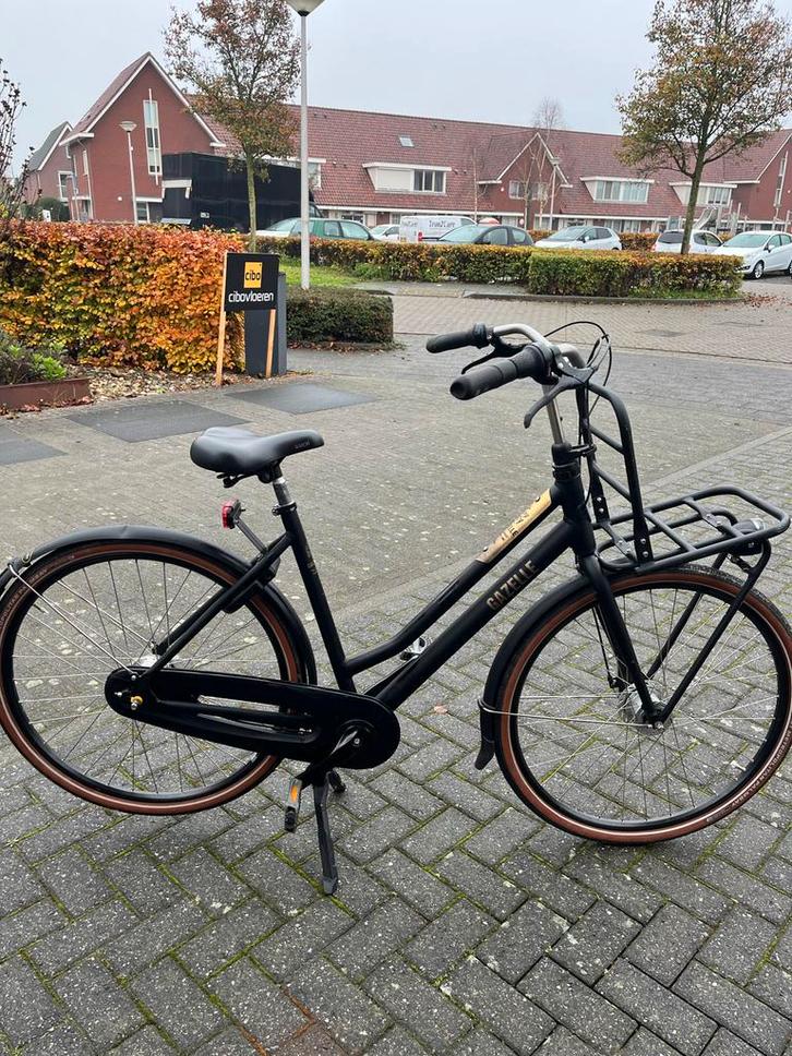 Gazelle Heavy Duty Damesfiets, Fietsen en Brommers, Fietsen | Dames | Omafietsen, Gebruikt, 53 tot 56 cm, Handrem, Ophalen of Verzenden