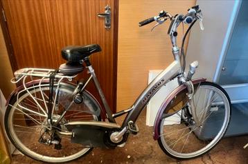 Elektrische Baravus herenfiets, batterij niet meer in orde beschikbaar voor biedingen