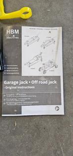 HBM garagekrik 2,5 ton, Ophalen of Verzenden, Zo goed als nieuw, Hydraulisch, Garagekrik