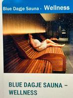 Blue Dagje Sauna 50% korting Digitaal, Tickets en Kaartjes, Kortingen en Cadeaubonnen, Twee personen, Cadeaubon, Spa of Sauna