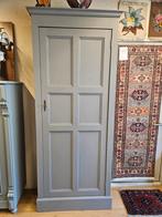 Antieke eiken brocante geschilderde kast uit ca 1920, Huis en Inrichting, Kasten | Overige, Tweedehands, Ophalen, Info@SlatsAntiek.nl