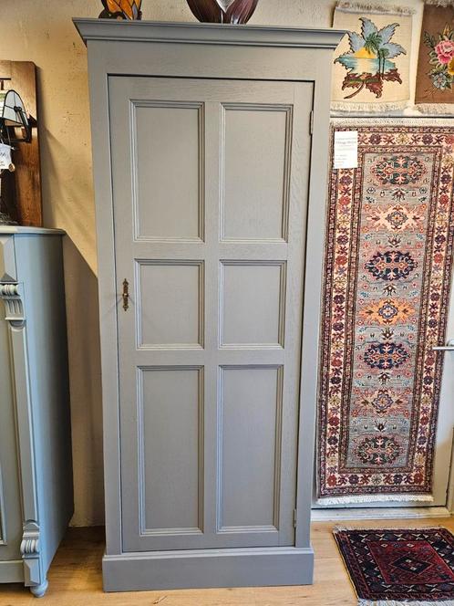 Antieke eiken brocante geschilderde kast uit ca 1920, Huis en Inrichting, Kasten | Overige, Gebruikt, Ophalen