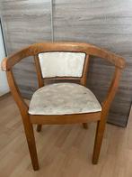 2 stuks vintage houten hotellounge stoelen., Ophalen