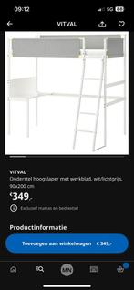VITVAL Hoogslaper met Werkblad, Ophalen of Verzenden, Zo goed als nieuw, Hoogslaper