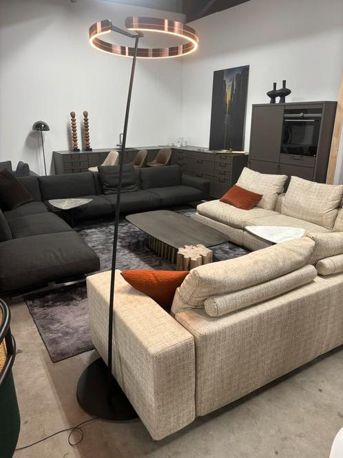 Originele Occhio Raggio mat zwart base rose gold ring showm., Huis en Inrichting, Lampen | Vloerlampen, Nieuw, Ophalen of Verzenden