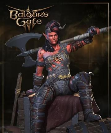 3D-geprint Karlach Beeld – Baldur’s Gate 3! beschikbaar voor biedingen