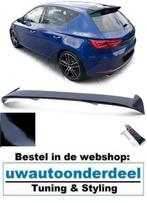 Dakspoiler Extention Dak Spoiler Glans Zwart Voor Seat Leon, Ophalen of Verzenden