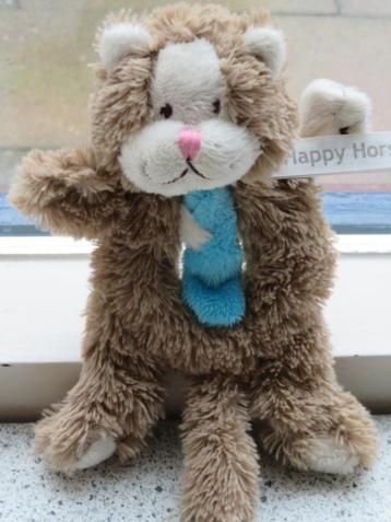 Rammelaar poes of kat Ciao merk Happy Horse met blauw dasje beschikbaar voor biedingen