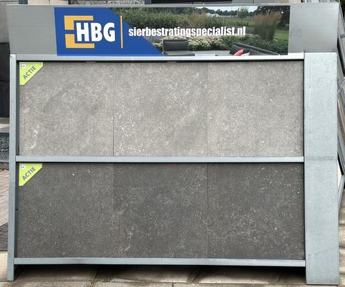 Keramische buitentegels 60x60x3cm Grigio en Antraciet €34,95, Tuin en Terras, Tegels en Klinkers, Nieuw, Terrastegels, Beton, 10 m² of meer