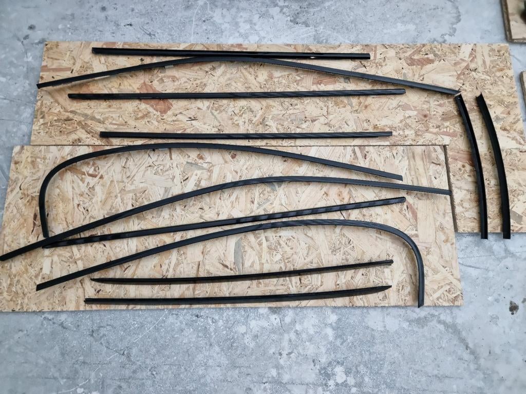 Originele BMW E60 M5 Lijsten Deurlijsten Shadowline Zwart, Auto-onderdelen, Ophalen of Verzenden, BMW