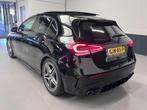 Mercedes-Benz A-klasse 180 Business Solution AMG Pano/Automa, Auto's, Gebruikt, 4 cilinders, Zwart, Bedrijf