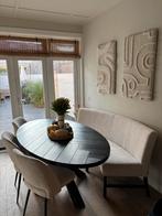 Zwarte Haco Eetkamertafel 180cm!, Huis en Inrichting, Tafels | Eettafels, 100 tot 150 cm, Ophalen of Verzenden, Zo goed als nieuw