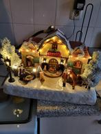 Kerstdorp boerderij oosterik village licht,geluid + beweging, Diversen, Kerst, Ophalen, Zo goed als nieuw